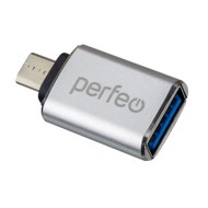  PERFEO OTG USB3.0 in - microUSB out,  (PF-VI-012 Silver) PF_C3002