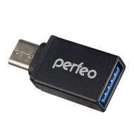  PERFEO OTG USB3.0 in - Type-C out  (PF-VI-006 Black) PF_A4270