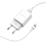   Borofon BA20A   1*USB+  Lightning, 2,1,  White