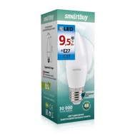  (LED)  Smartbuy-C37-9.5W/6000/E27