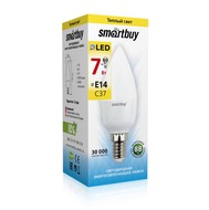  (LED)  Smartbuy-C37-07W/3000/E14 (SBL-C37-07-30KE14)