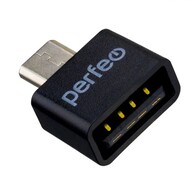  PERFEO OTG USB in - microUSB out,   (PF-VI-010 Black) PF_B4995