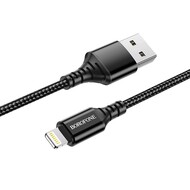  USB-Lightning Borofon BX54 Ultra bright 2.4 A  1 Black 