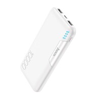   10000mAh Hoco J82 Easylink, 2USB 2.0A LED- White 