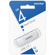 Smart Buy USB 4GB  Scout White