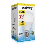  (LED)  Smartbuy-A60-07W/3000/E27