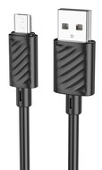  USB-MicroUSB Hoco X88 Gratified 2.4,   1 Black 