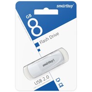 Smart Buy USB 8GB  Scout White