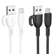  USB-MicroUSB Borofon BX91 2,4  1 White