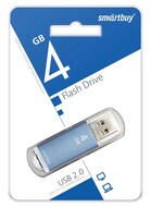 Smart Buy USB 4GB V-Cut Blue