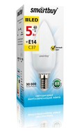  (LED)  Smartbuy-C37-05W/3000/E14 (SBL-C37-05-30K-E14)