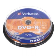  Verbatim  DVD+R 4.7 Gb 16 (. 10 .  . .) /200/